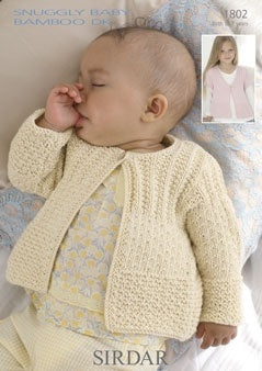 1802 Snuggly Baby Bamboo DK - Cardigans
