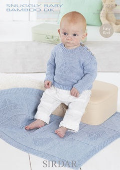 1326 Snuggly Baby Bamboo DK - Sweater and Blanket