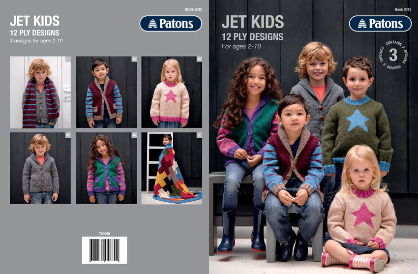 8012 Jet Kids 12 Ply designs for ages 2-10