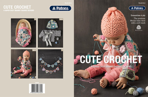 8014 Cute Crochet : 4 super easy Granny Square designs