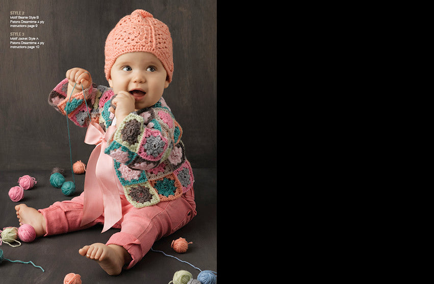 8014 Cute Crochet : 4 super easy Granny Square designs