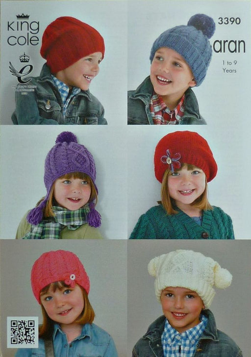 3390 Aran - Childrens Hats