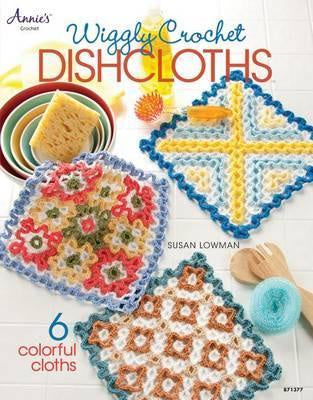Wiggly Crochet Dishcloths : 6 colourful cloths by Susan Lowman
