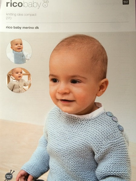 270 Ricobaby DK - Jacket, Sweater And Scarf