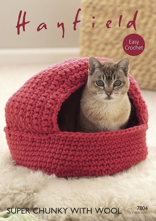 7804 Crochet Cat Nest and Storage Baskets