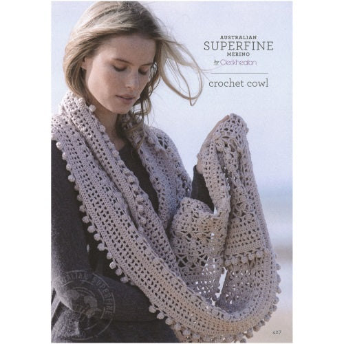 427 Crochet Cowl - Australian Superfine Merino