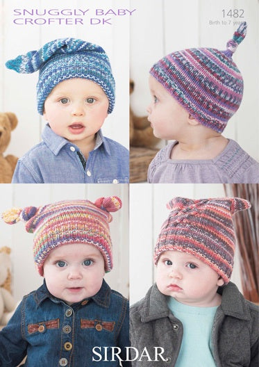 1482 Snuggly Baby Crofter DK - Hats