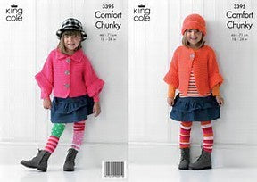 3395 Comfort Chunky - Children's Jacket, Cardigan and Hat
