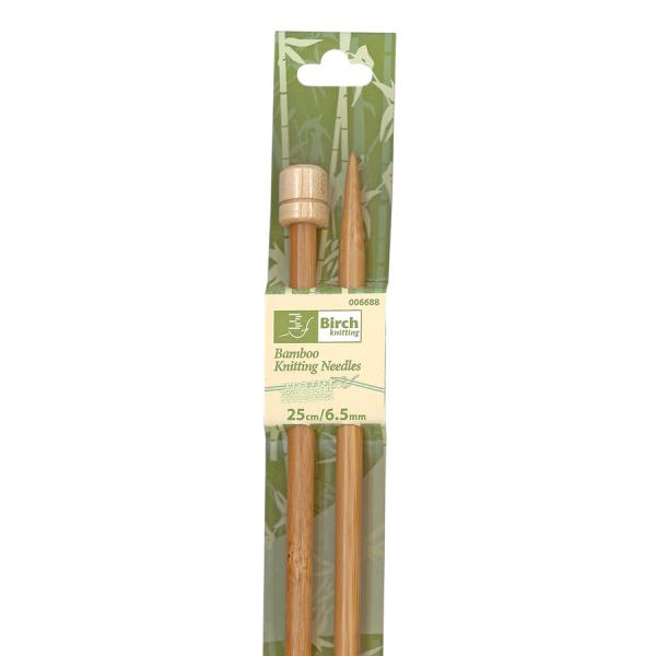 Bamboo Knitting Needles - 25cm