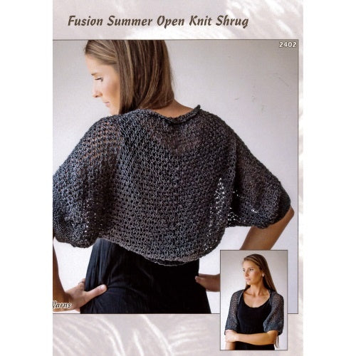 2402 Fusion Summer Open Knit Shrug