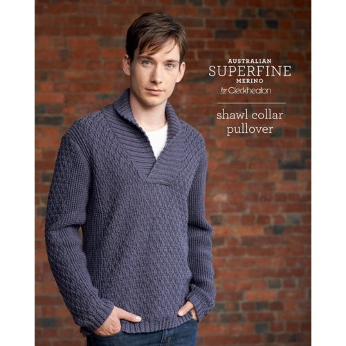 409 Shawl Collar Pullover - Australian Superfine Merino
