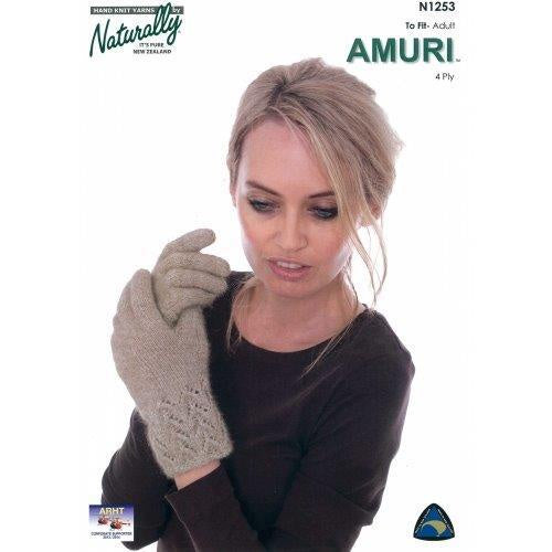 N1253 Amuri 4 Ply - Lace Cuff Gloves