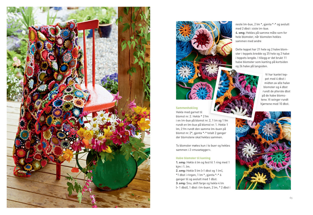 Knit-and-Crochet Garden : bring a little outside in: 36 projects inspired by flowers, butterflies, birds and Bees by Arne & Carlos