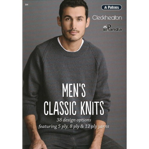 354 Men's Classic Knits featuring 5 ply, 8 ply & 12 ply yarns