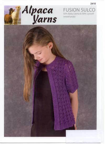 2410 Childs Lace Cardigan