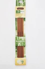 Bamboo Double Points - 20cm