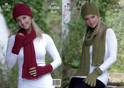 3274 Double Knit - Hats, Scarves and Gloves