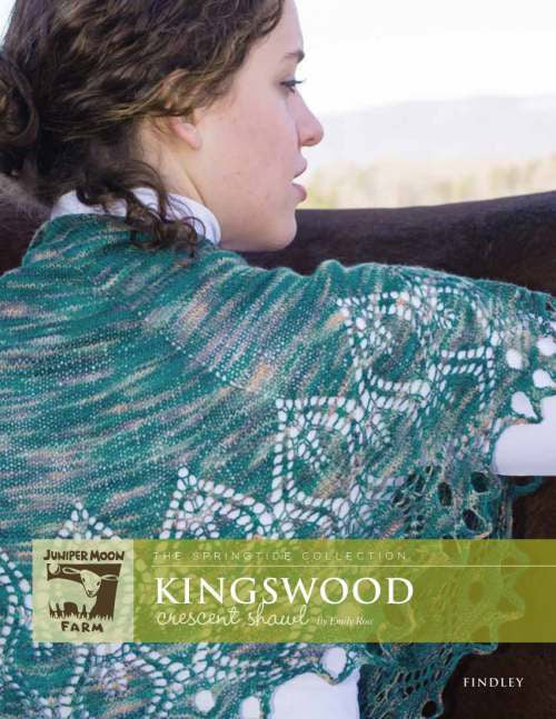 J21-02 Kingswood - crescent shawl
