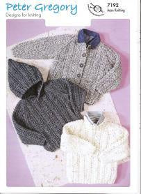 7192 Peter Gregory - Children's Sweater and Jackets