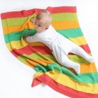 Gelati Striped Baby Blanket in 5 colours