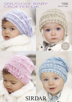 1930 Snuggly Baby Crofter DK - Hats